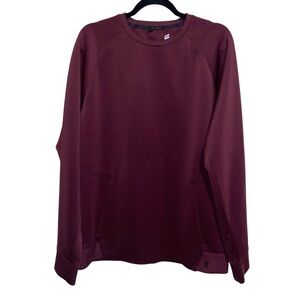 VRST Sweatshirt Mens Large Performance  Stretch Training Pockets Second Skin